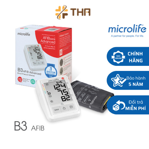 Máy đo huyết áp bắp tay Microlife B3 Afib Advanced