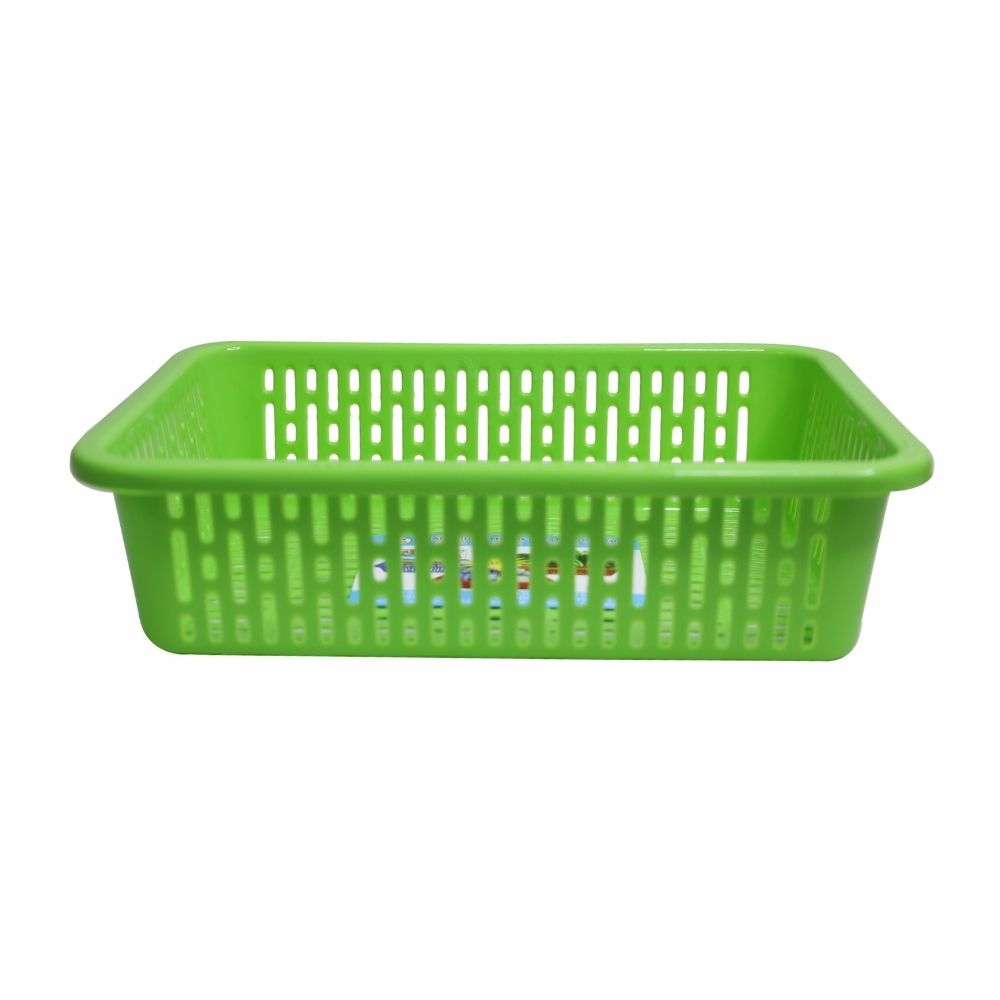 Combo 3 rổ nhựa chữ nhật Chấn Thuận Thành 41 x 29 x 10 cm đựng đồ, đựng rau củ, đa năng tiện dụng RCN4120-3 (giao màu ngẫu nhiên)