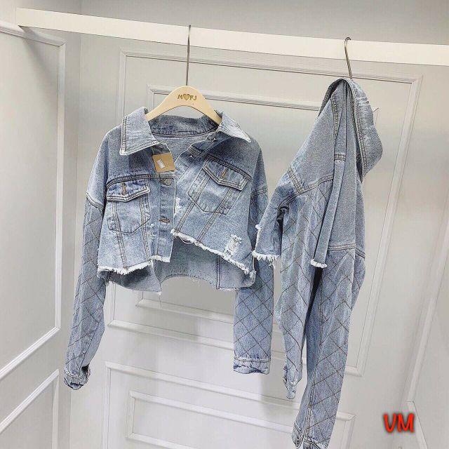 Áo bò dáng croptop - Áo khoác bò