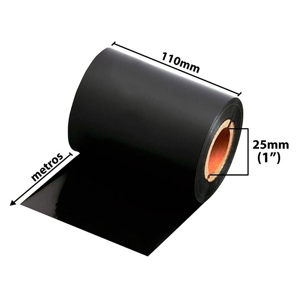 Mực in mã vạch (Ribbon) Resin (110mmx300m) Uotside - Hàng nhập khẩu