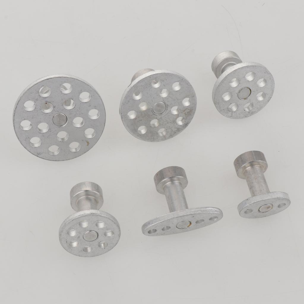 6* Car Paintless Dent Repair Kit Aluminum Puller Glue Pulling