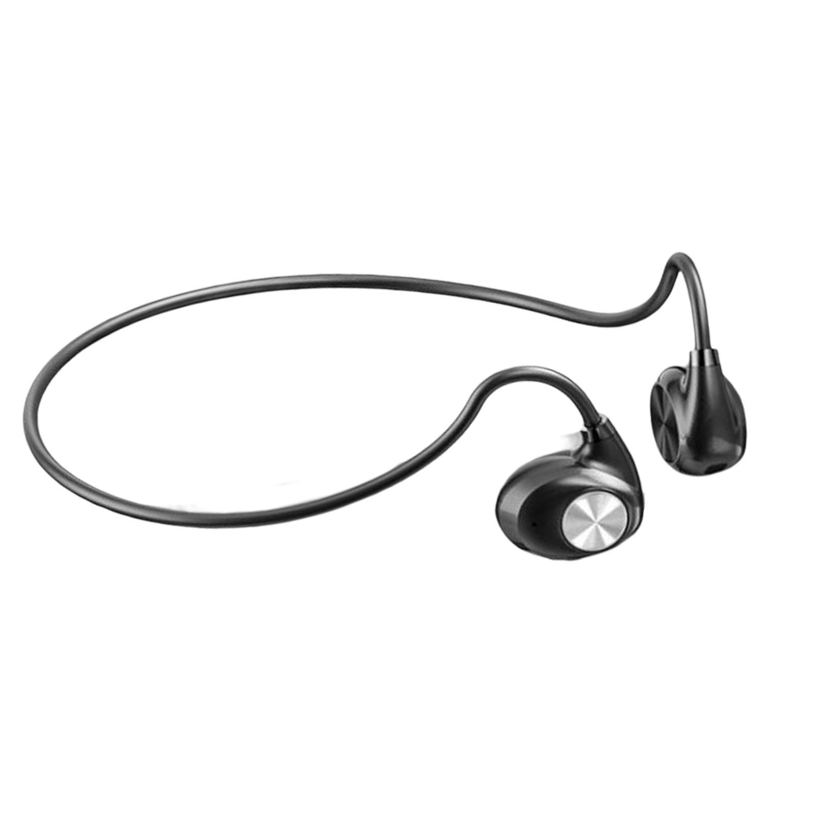 Earphone with Microphone Sports Hiking Headphone Black