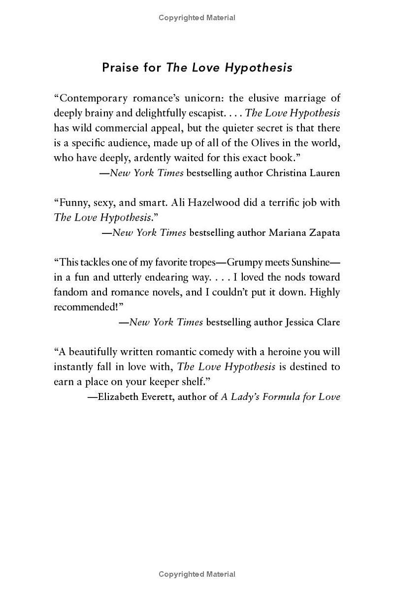 The Love Hypothesis