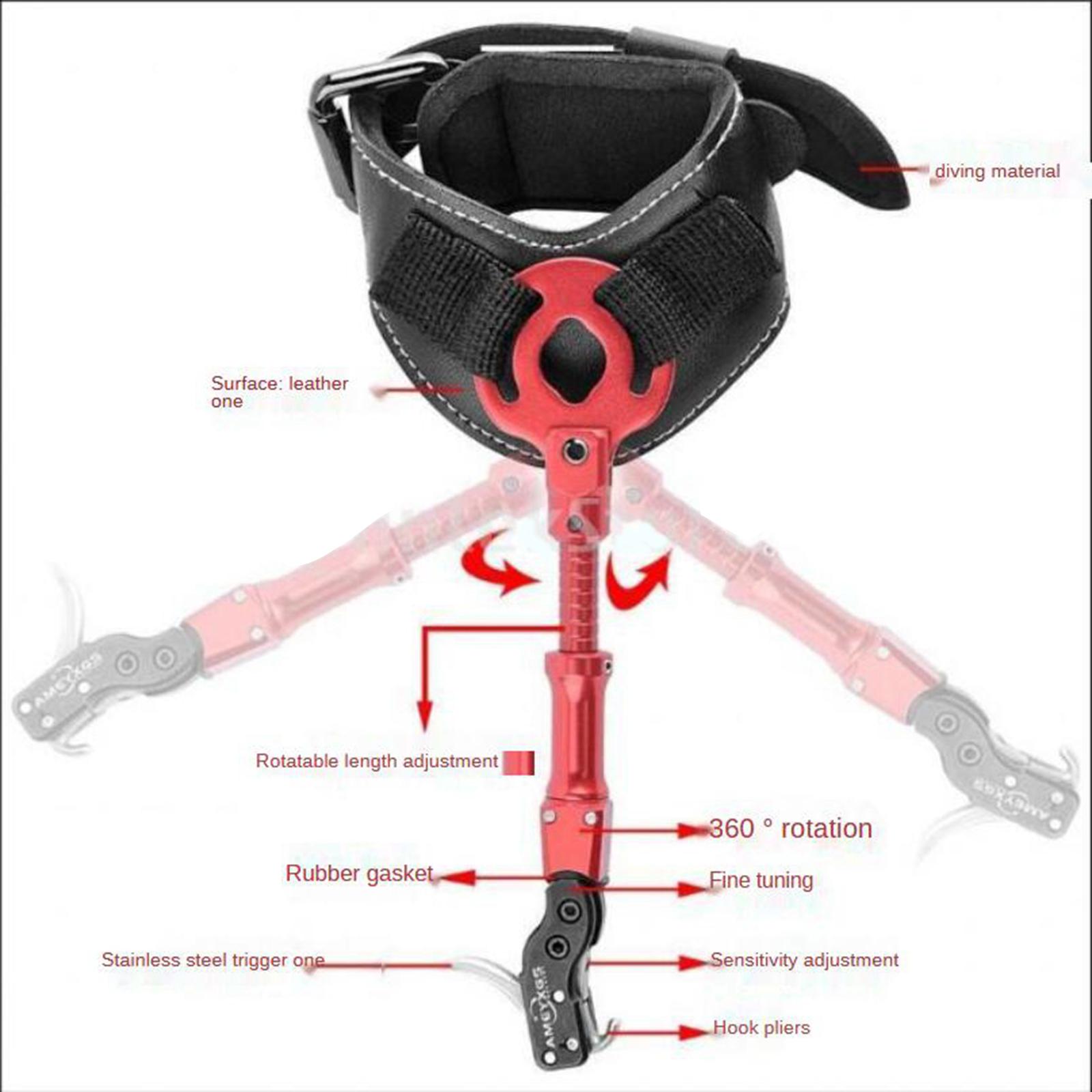 Archery Quick Shot Release Buckle Strap Smooth Adjustable, One Size Fits Most Compound Bow