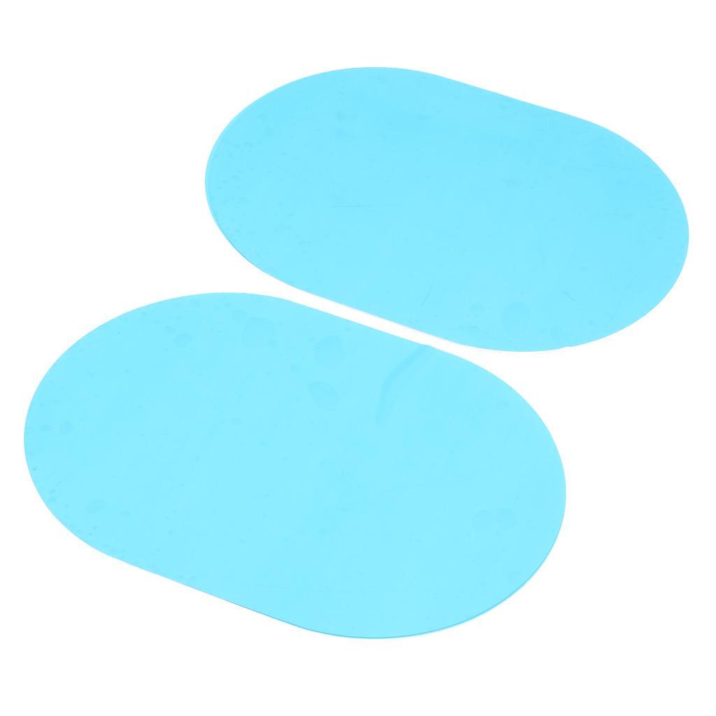 2- Car Anti Fog Film Rear View Mirror Waterproof Protective Sticker L