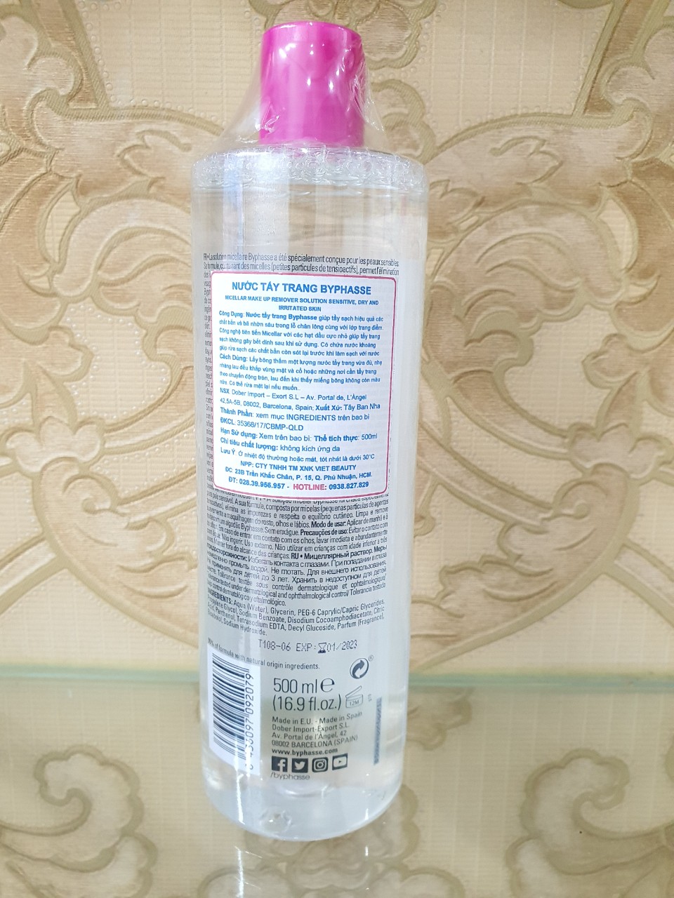 NƯỚC TẨY TRANG BYPHASSE 4IN1 - 500ML