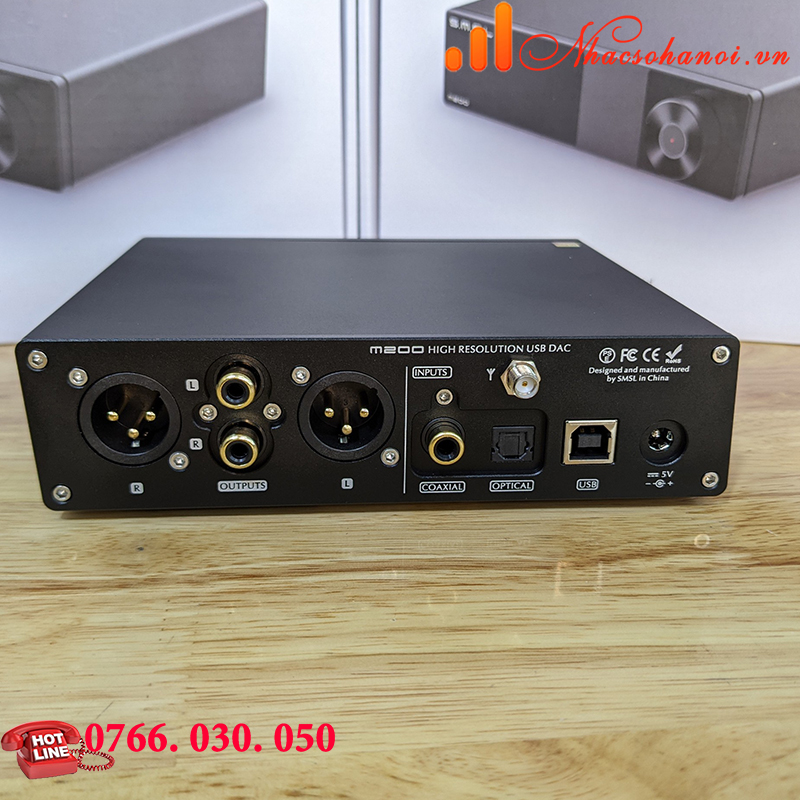 DAC SMSL M200 - Giải Mã 32bit/768Khz - Hàng Chính hãng