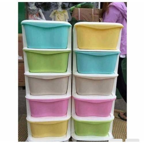 Tủ Nhựa Đa Sắc 5 Ngăn Kéo Thương Hiệu Việt Nhật