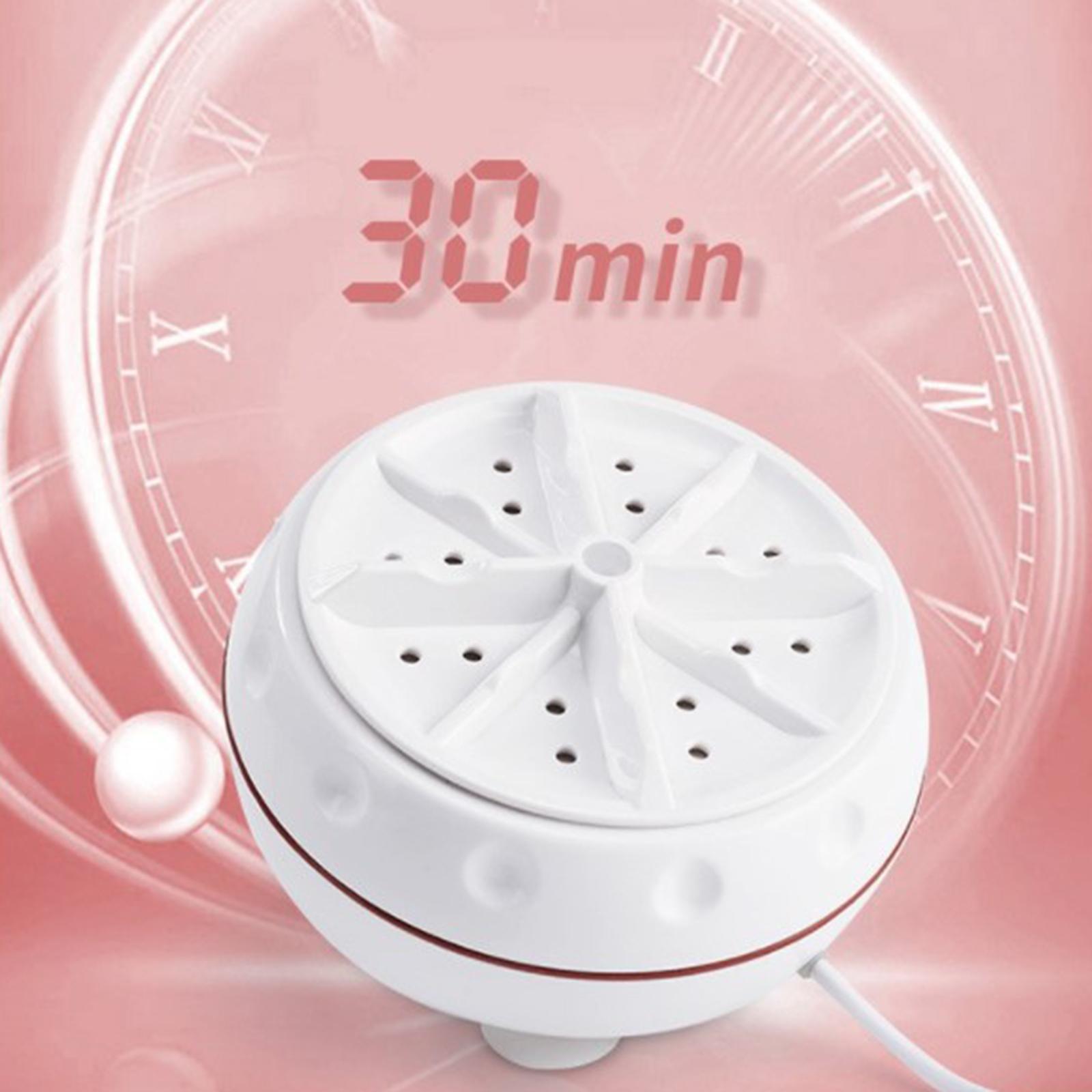 Portable Mini Washing Machine USB Rechargable Travel Washer for Laundry Home Bathroom