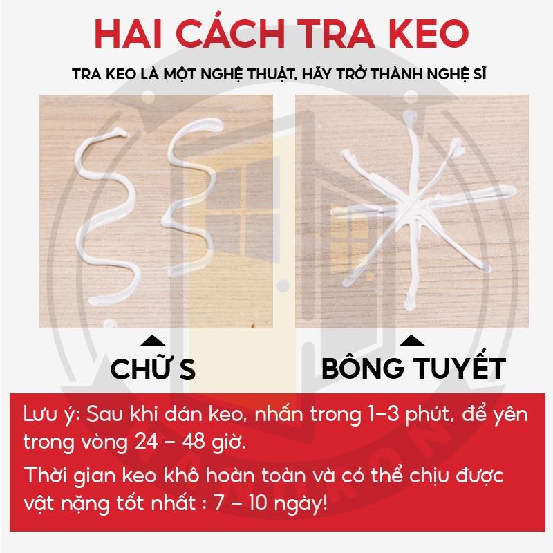 Keo siêu dính dán mọi bề mặt nội địa Trung Universal Glue Nanoron Keo dán tường dán gỗ dán gạch và các bề mặt phẳng