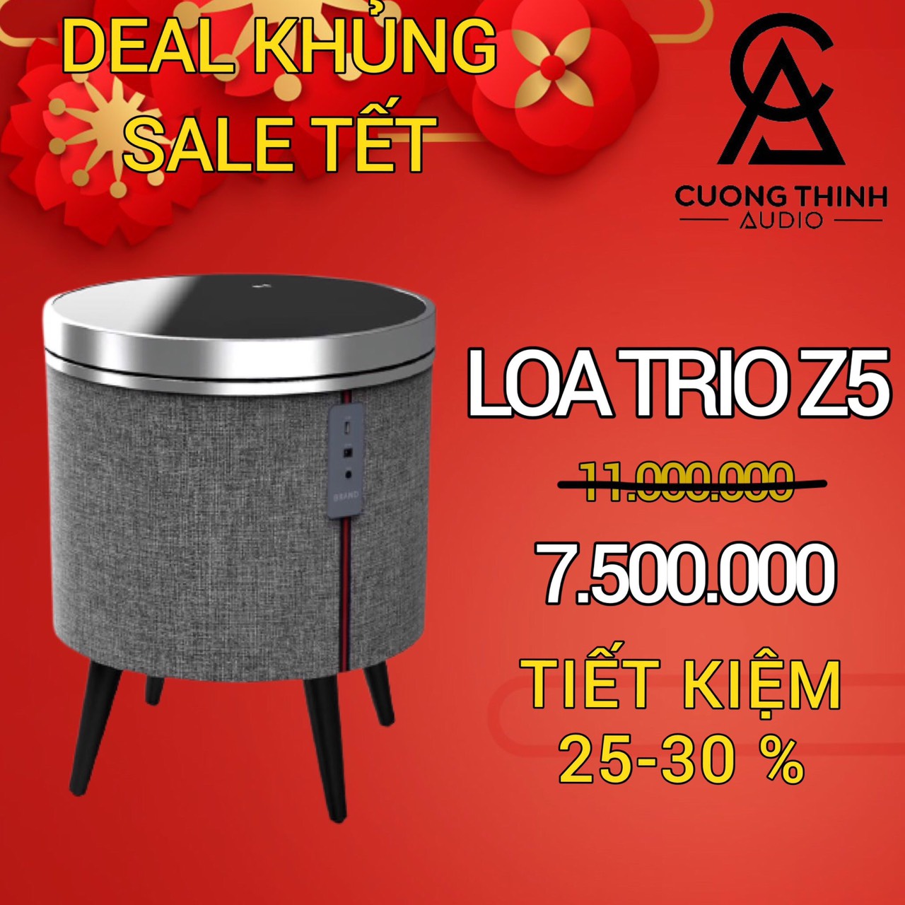 Loa Bluetooth TriO Z5 HÀNG CHÍNH HÃNG NEW 100%