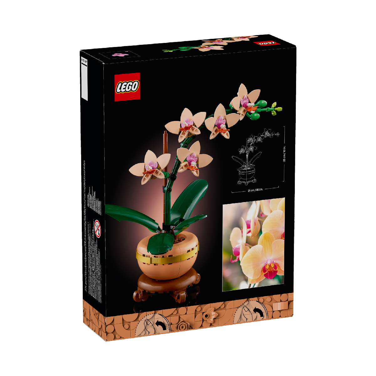 LEGO BOTANICALS 10343 Đồ Chơi Lắp Ráp Hoa Lan Nhỏ (274 Chi Tiết)