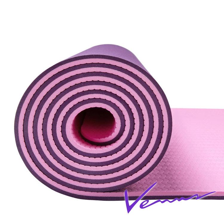 Thảm Tập Yoga-Và Gym Modosa 2 Lớp Tpe K88(Giao Màu Ngẫu Nhiên) - Hàng Chính Hãng