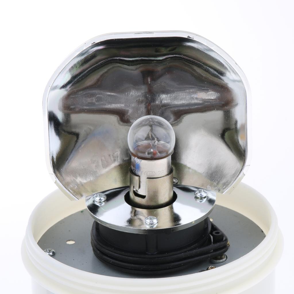 24V Xanh Dương Đèn Quay LED Nhấp Nháy An Ninh Cảnh Báo Tự Động Hóa Nhà Máy Đèn