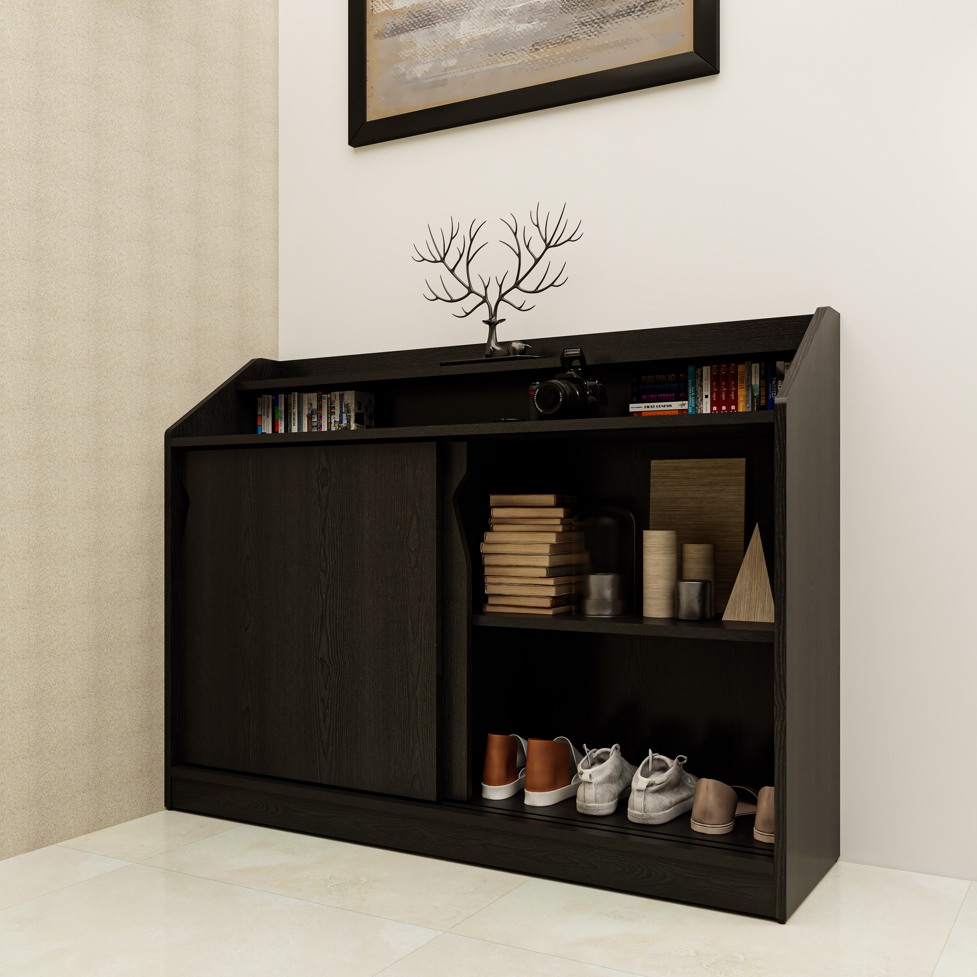 WINNI, Tủ lưu trữ 2 cánh lùa , 120cm x 34cm x 90cm , TCL_037