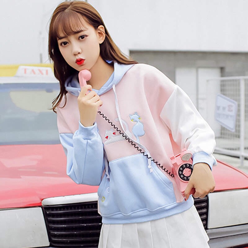 Áo hoodie nữ ABC