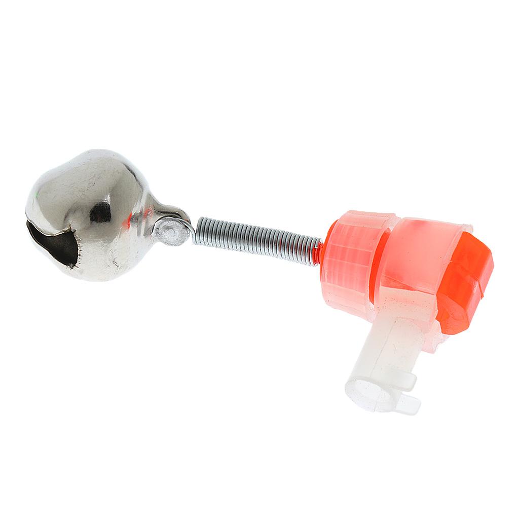 30Pcs Fishing Bite Alarms Single Bell Rod Tip Alert Ring Fishing Rod Bells Tackle