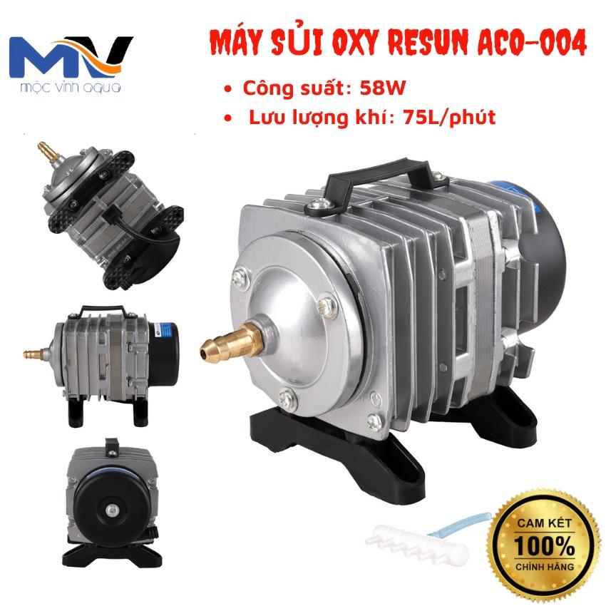 Máy Sủi Oxy Hồ Cá RESUN ACO-004 | CỬA HÀNG CÁ CẢNH VÀ THIẾT BỊ LỌC NƯỚC HỒ CÁ MỘC VINH AQUA