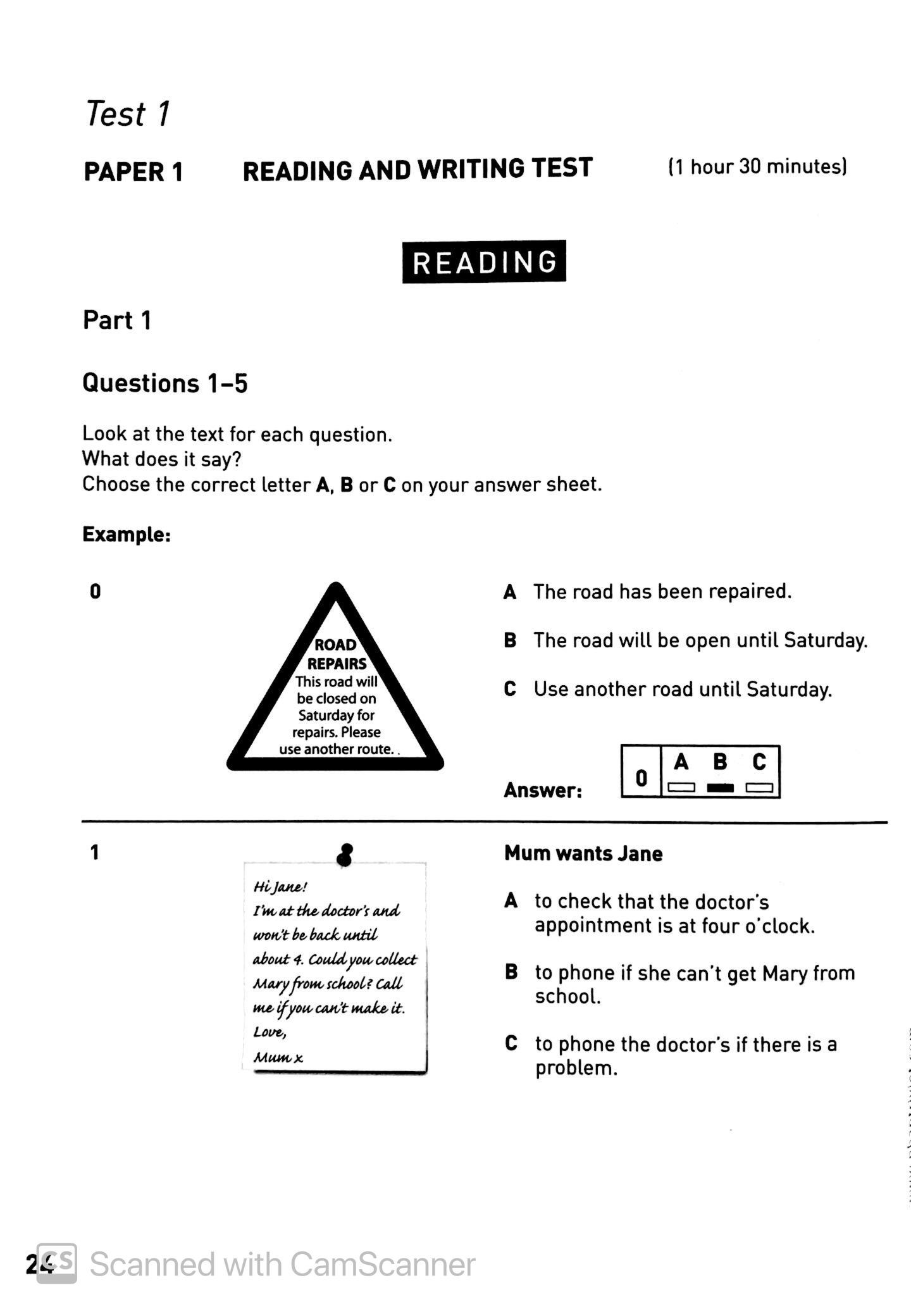 Sách Collins Cambridge EnglishPreliminary - Kèm CD - ảnh 10