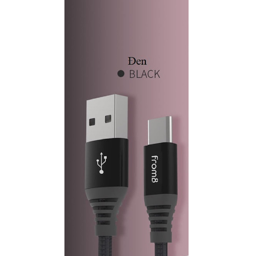 Cáp sạc USB Type C tốc độ cao Fromb Hàn QuốC-Hàng chính hãng