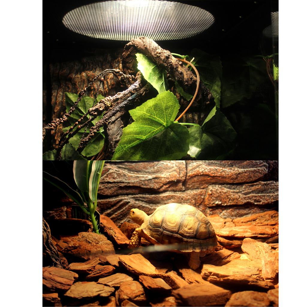 2pcs 80W/100W UVA UVB Reptile Heating Tortoise Lamp Full Lamp Basking Pet