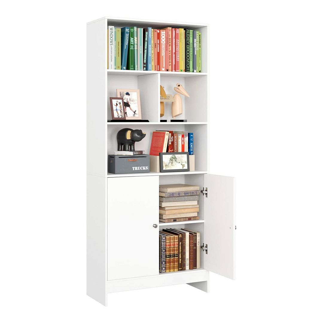 Giá đỡ sách gia đình bằng gỗ kiểu dáng nhỏ gọn SMLIFE Bobshell