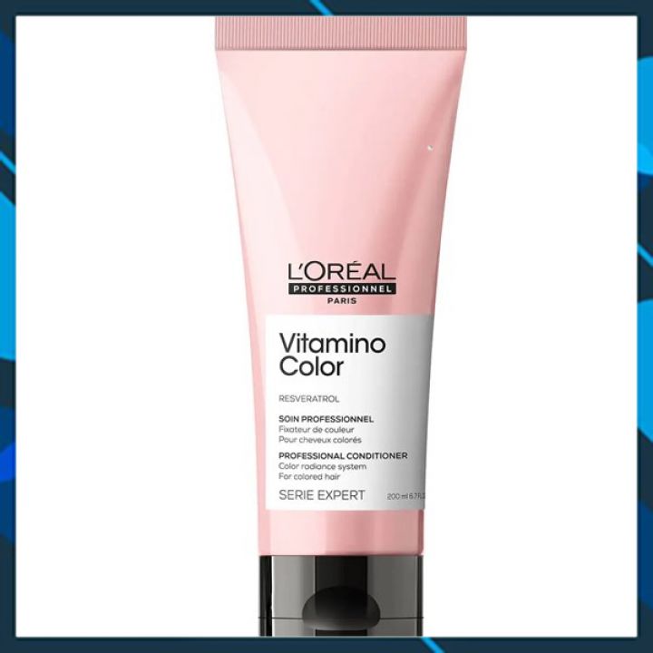DẦU XẢ GIỮ MÀU TÓC NHUỘM L'OREAL SERIE EXPERT VITAMINO COLOR PROFESSIONAL CONDITIONER 200ML