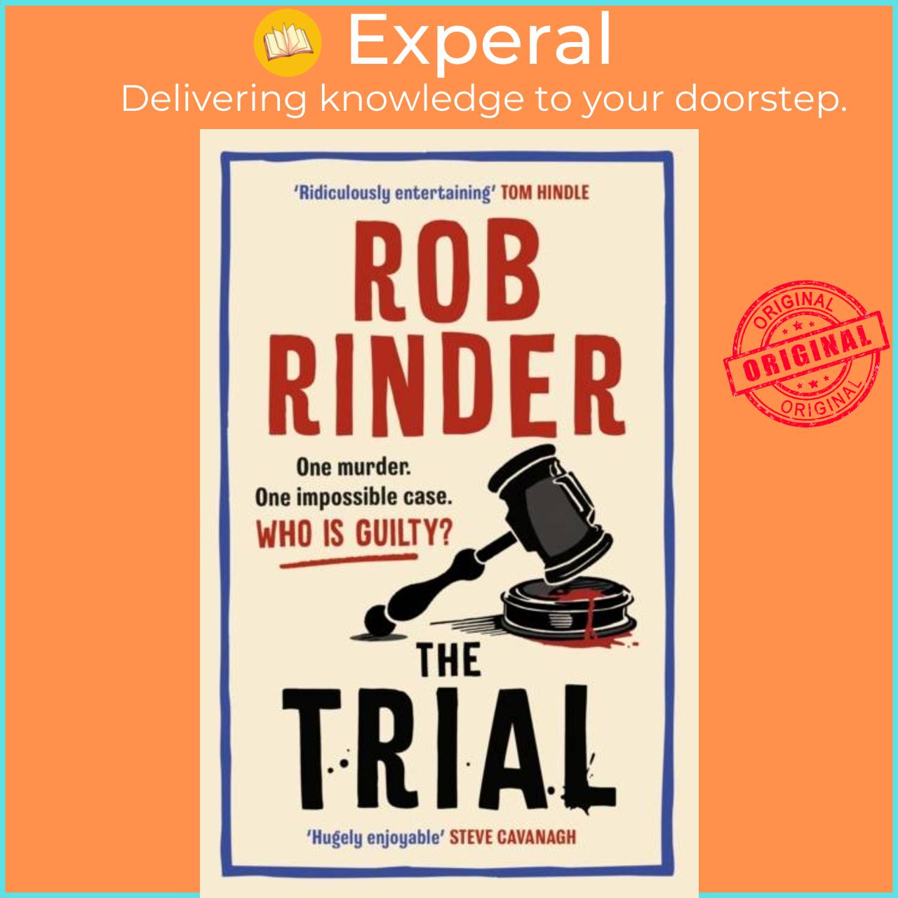 Sách - The Trial - The No. 1 bestselling whodunit by Britain's best-known criminal by Rob Rinder (UK edition, hardcover)