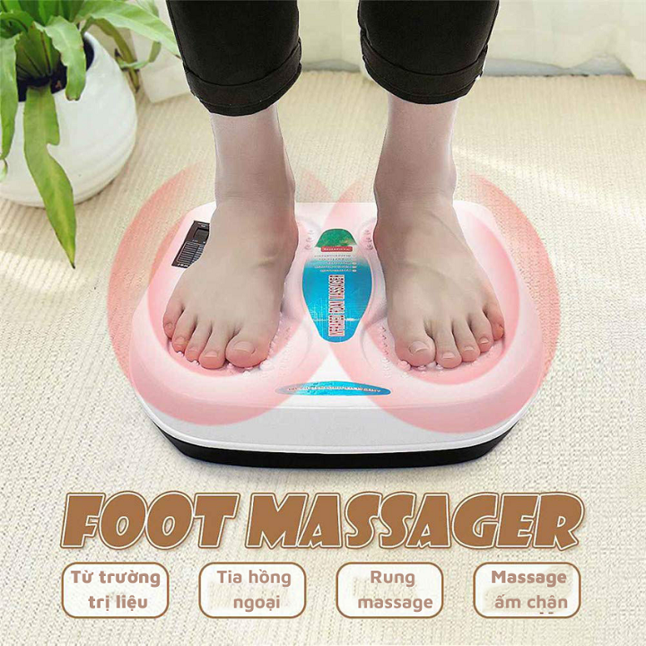 Máy massage chân hồng ngoại, Máy mát xa rung chân bấm huyệt bàn chân thông minh nội địa Nhật, Máy Massage chuyên sâu, xoa bóp huyệt đạo bàn chân, an toàn và hiệu quả