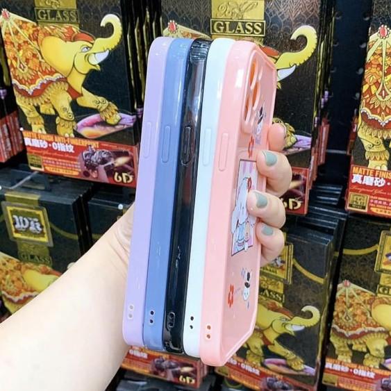 Ốp Iphon Mềm Dẻo Phủ Bóng In Hình Cute Dành Cho I..P11//11PROMAX/12PRO/12PROMAX