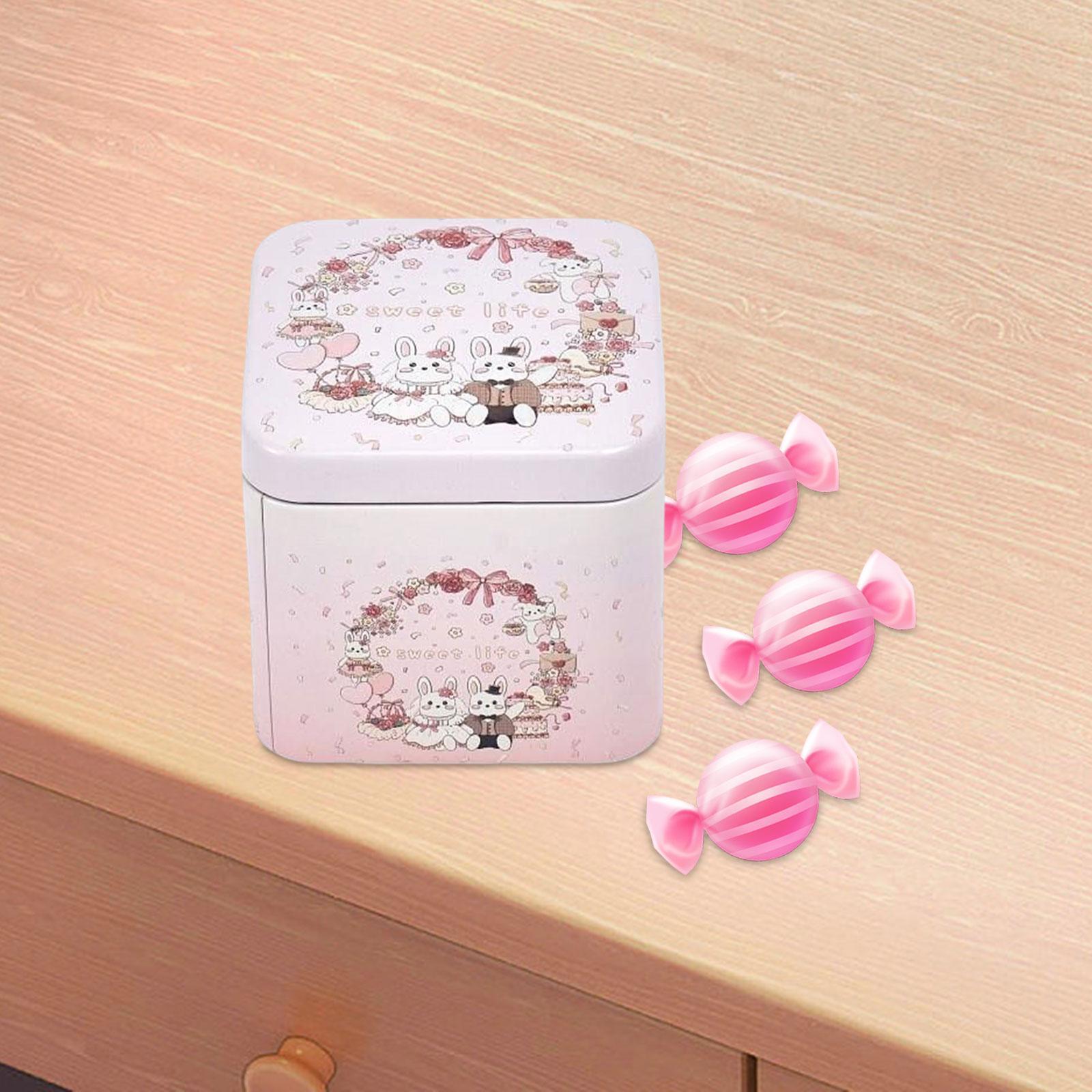 Square Candy Tins with Lid Food Storage Box for  Storage DIY Projects