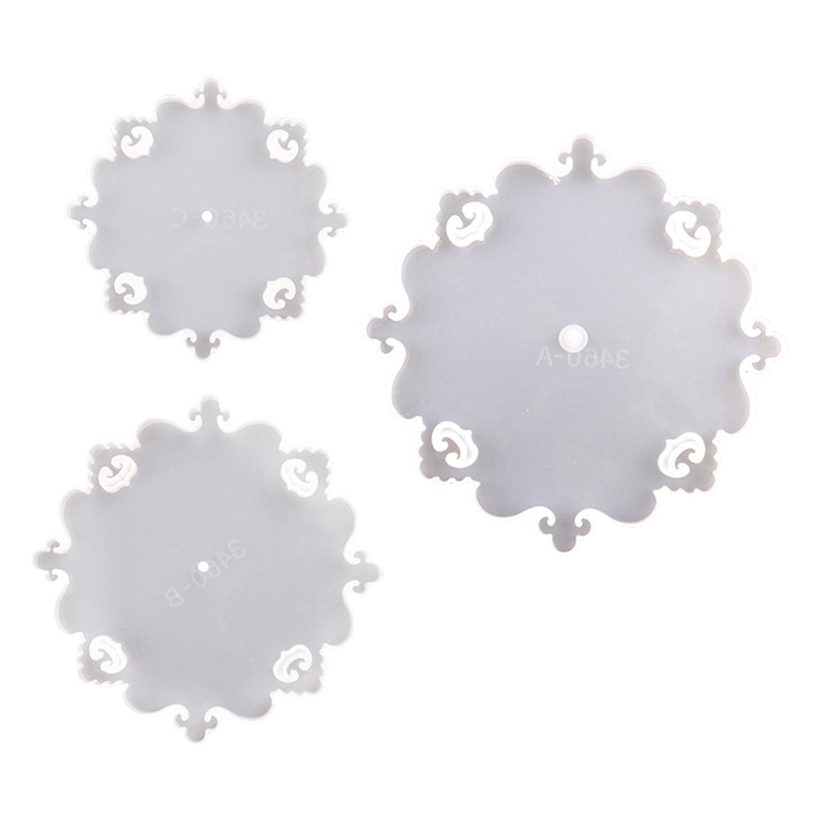 3x Silicone Fruit Tray Molds Epoxy Resin Casting Mould Home Decor Crafts DIY