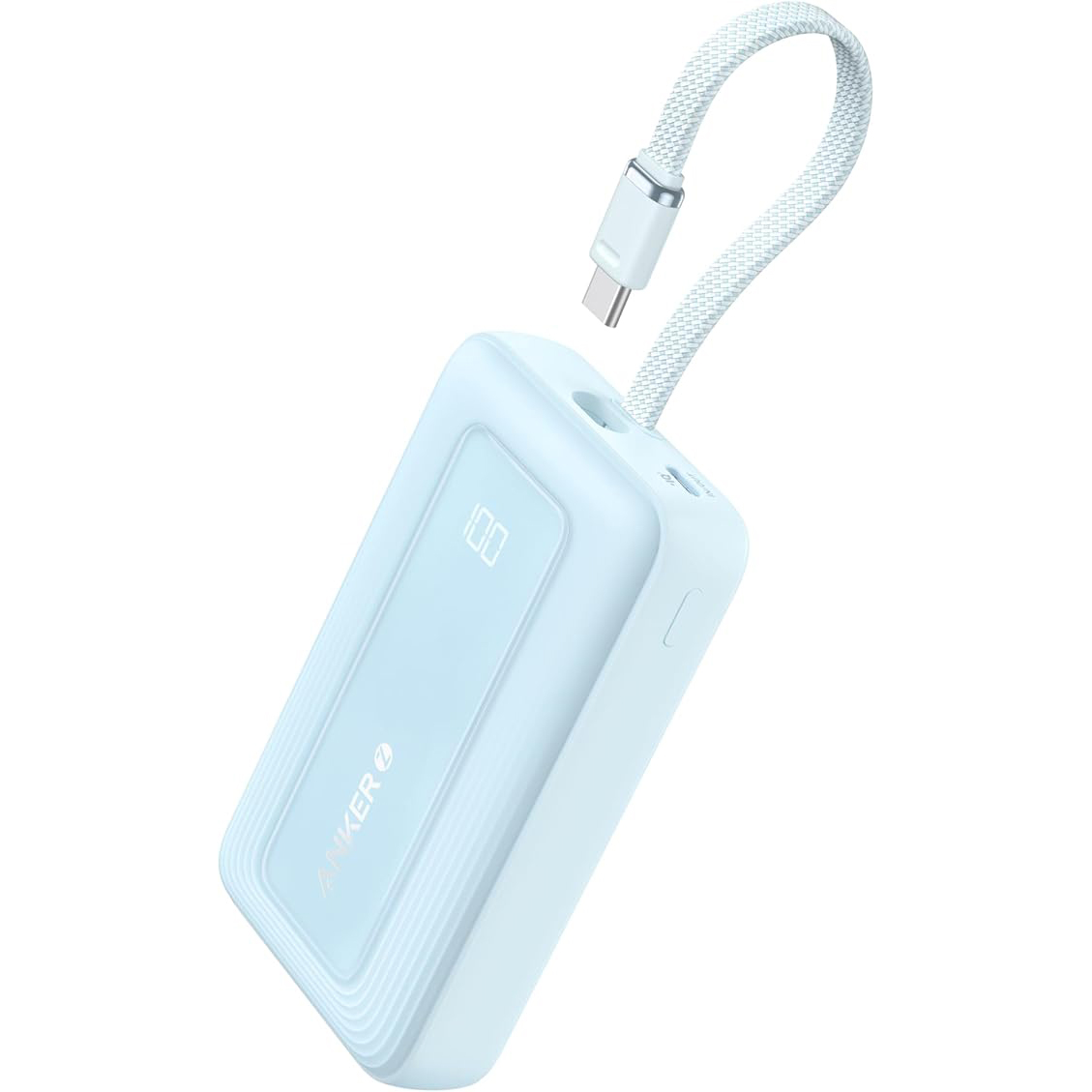 Sạc dự phòng Anker Zolo 1A1C 30W 10000mah (Built-In USB-C) A1688 - Hàng Chính Hãng