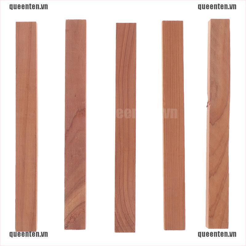 5PCS Wardrobe Clothes Drawer Mildew Camphor Bug Cedar Wood Anti-moisture Moth QUVN