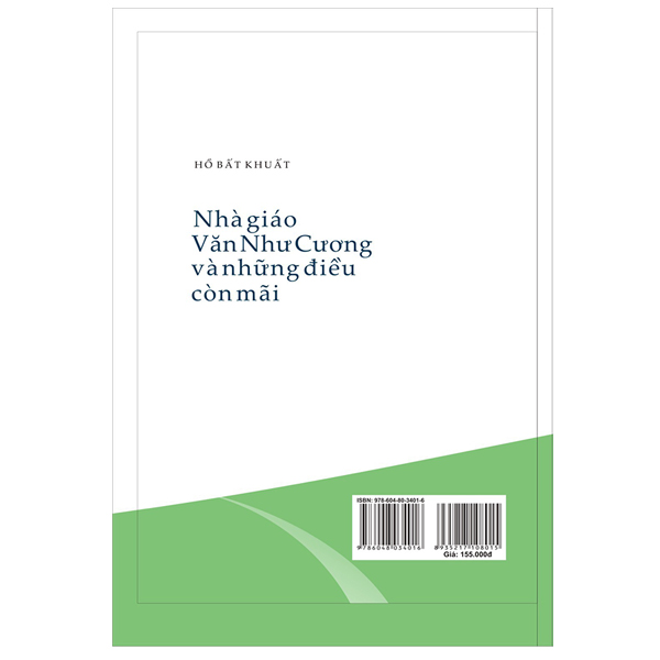 [Hàng thanh lý miễn đổi trả] Nhà Giáo Văn Như Cương Và Những Điều Còn Mãi… (Bìa Mềm)