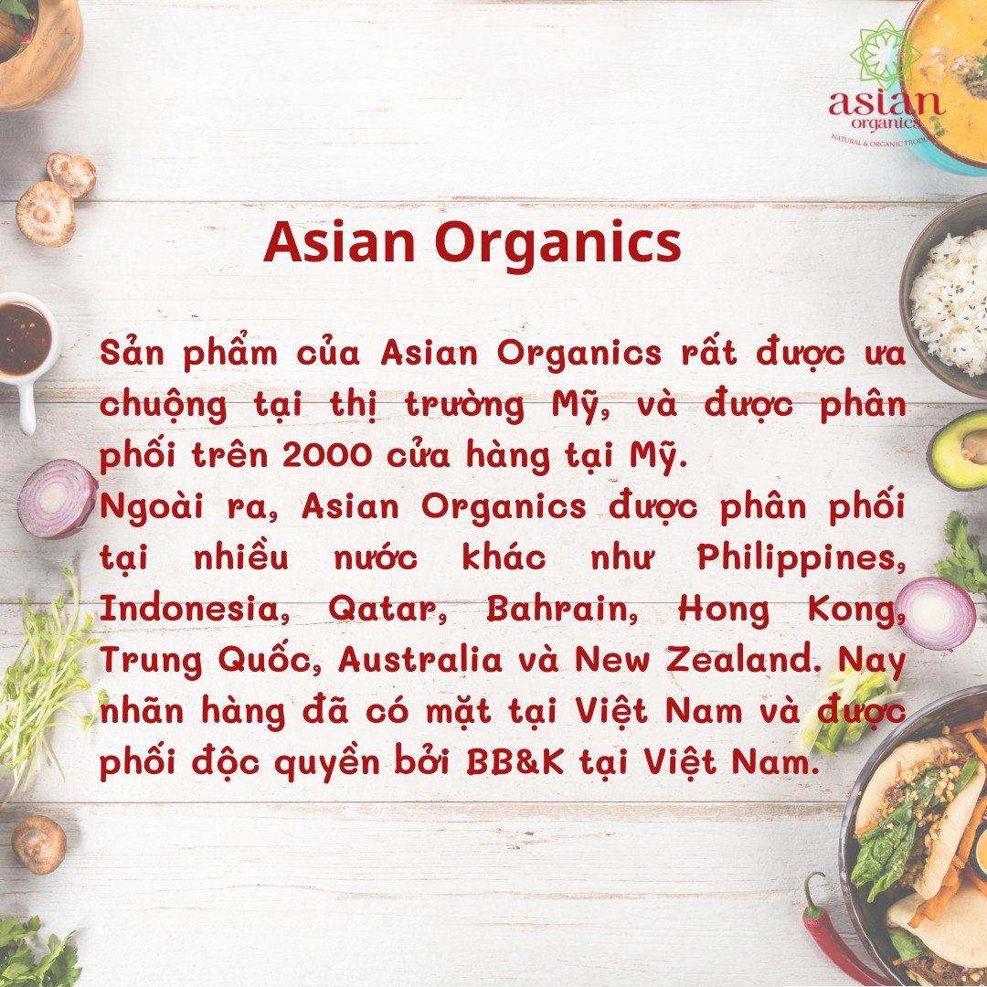 Tương ớt chua ngọt hữu cơ 200ml - Asian Organics