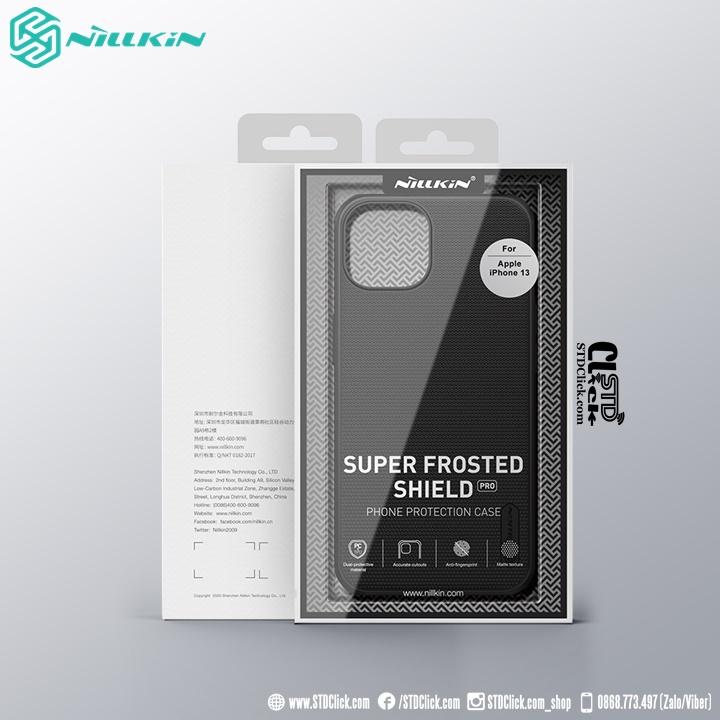 ỐP LƯNG DÀNH CHO ĐIỆN THOẠI IPHONE 13 NILLKIN NHỰA CỨNG VIỀN DẺO