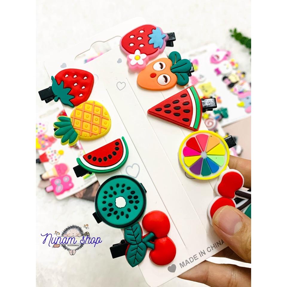 Set 10 kẹp mỏ vịt họa tiết đáng yêu -Nunam shop