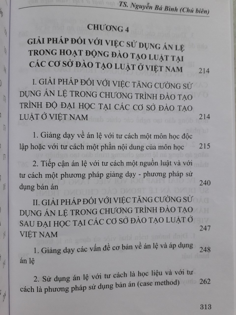 Án Lệ và sử dụng Án Lệ trong đào tạo luật ở Việt Nam hiện nay