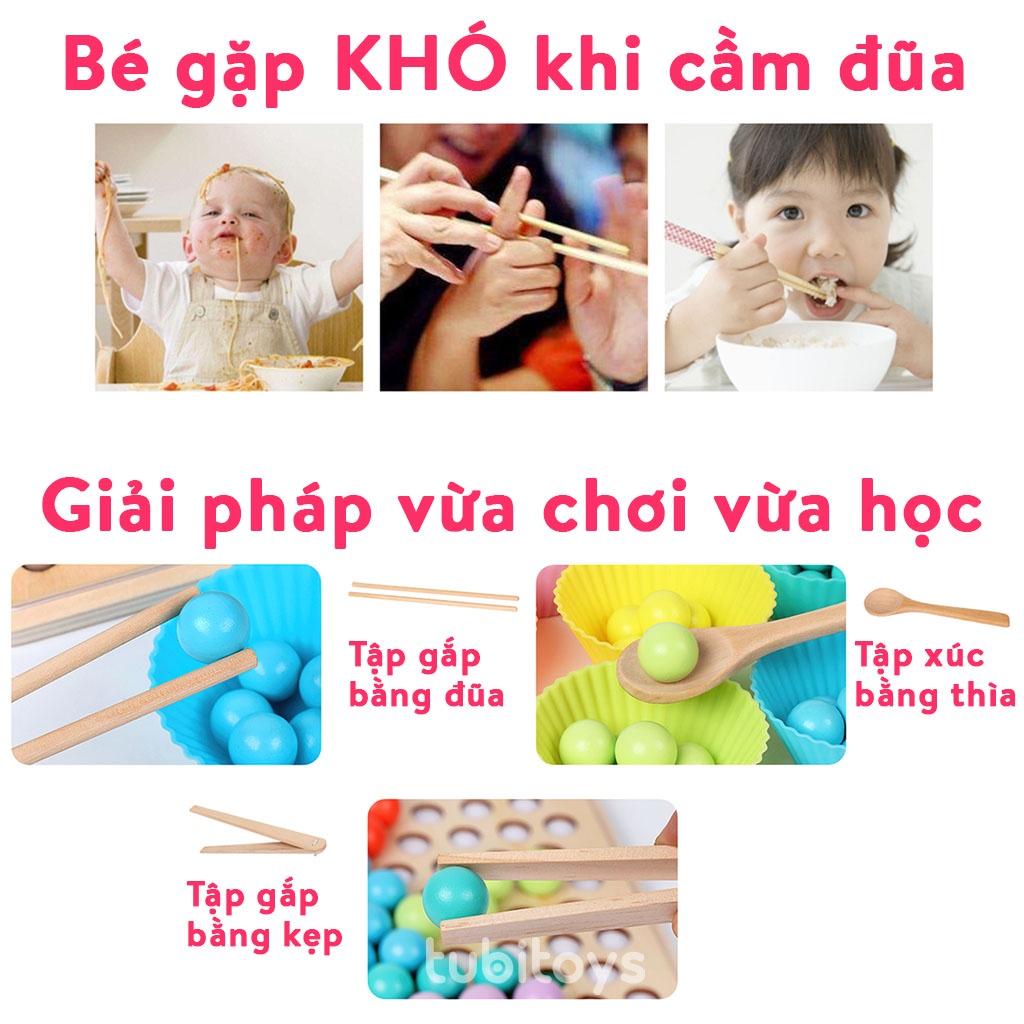 Bộ Giáo Cụ Montessori Đồ Chơi Gỗ Câu Cá Nam Châm Kèm Gắp Hạt Rèn Sự Khéo Léo Cho Bé Đồ Chơi Phát Triển Trí Tuệ