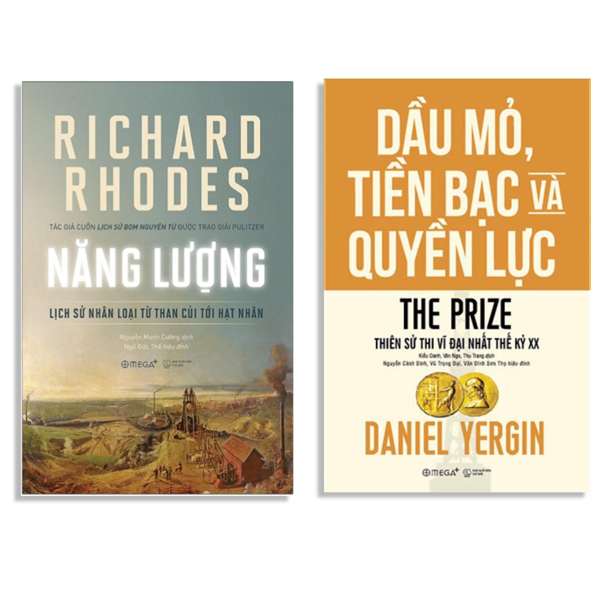 Combo Sách : Năng Lượng - Lịch Sử Nhân Loại Từ Than Củi Tới Hạt Nhân + Dầu Mỏ, Tiền Bạc Và Quyền Lực