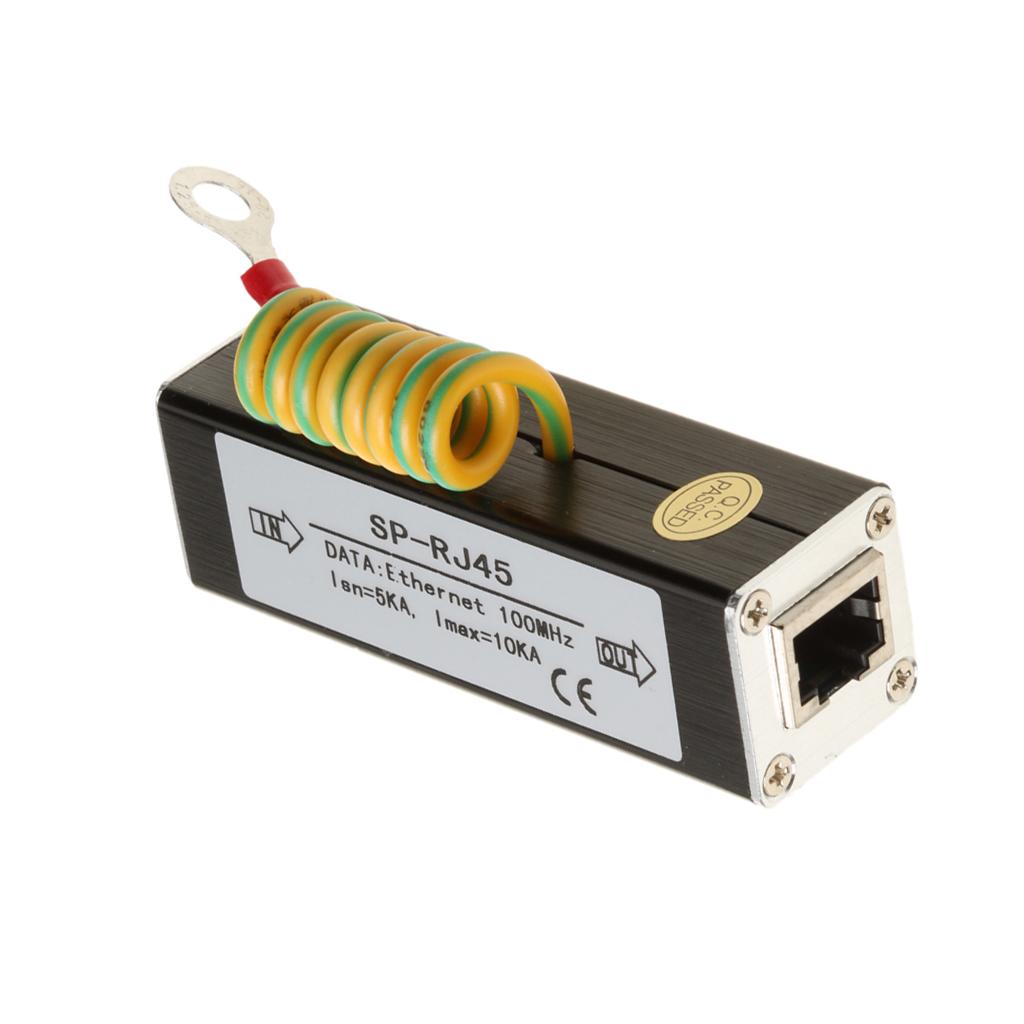 Network Adapter Ethernet LAN Surge Protector Surge Suppressor for Thunder &