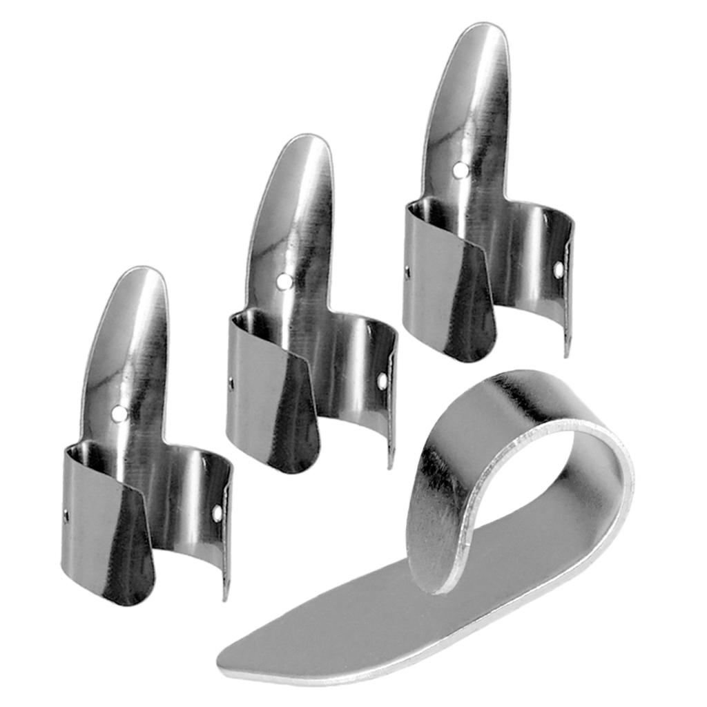 Sunnimix Đàn Ukulele Guitar Ngón Tay Cái Cốt Ngón Tay Phím Plectrum Cho Phần Guitar