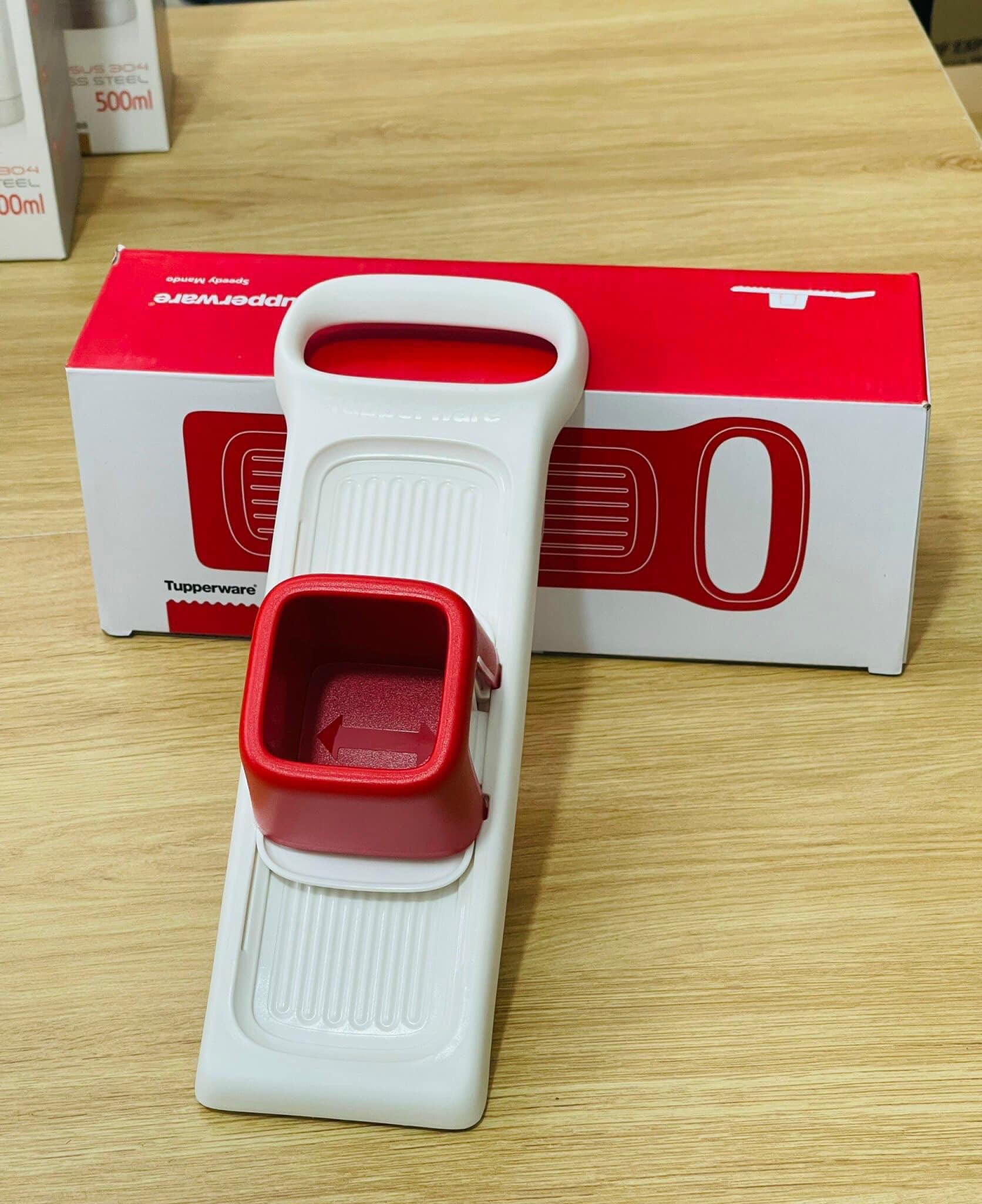 Dụng Cụ Bào Mỏng Hành Tỏi, Thực Phẩm, Dao Bào Mando Speedy Tupperware
