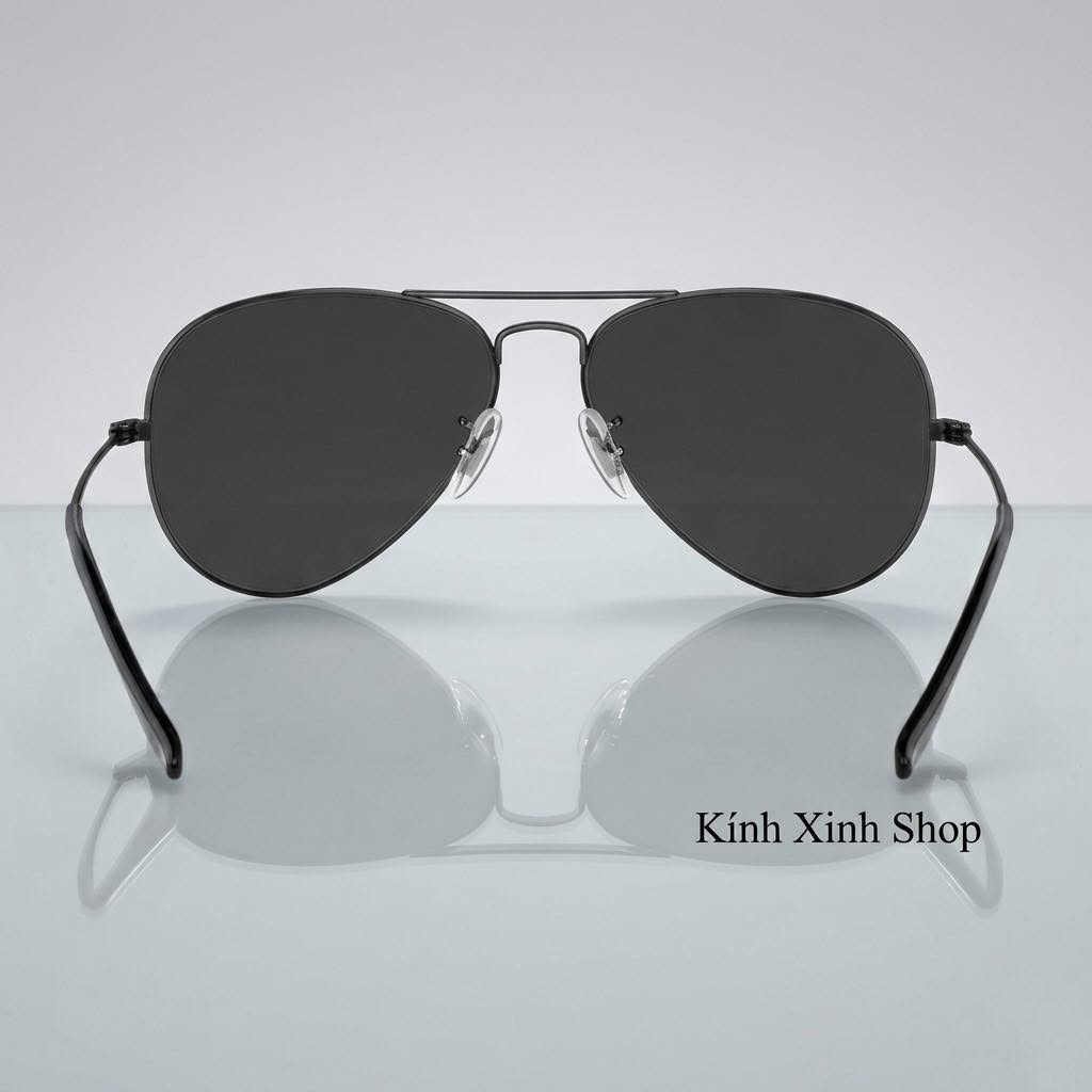 Kính mát đi đường nam nữ Mắt đen thủy tinh phong cách cổ điển