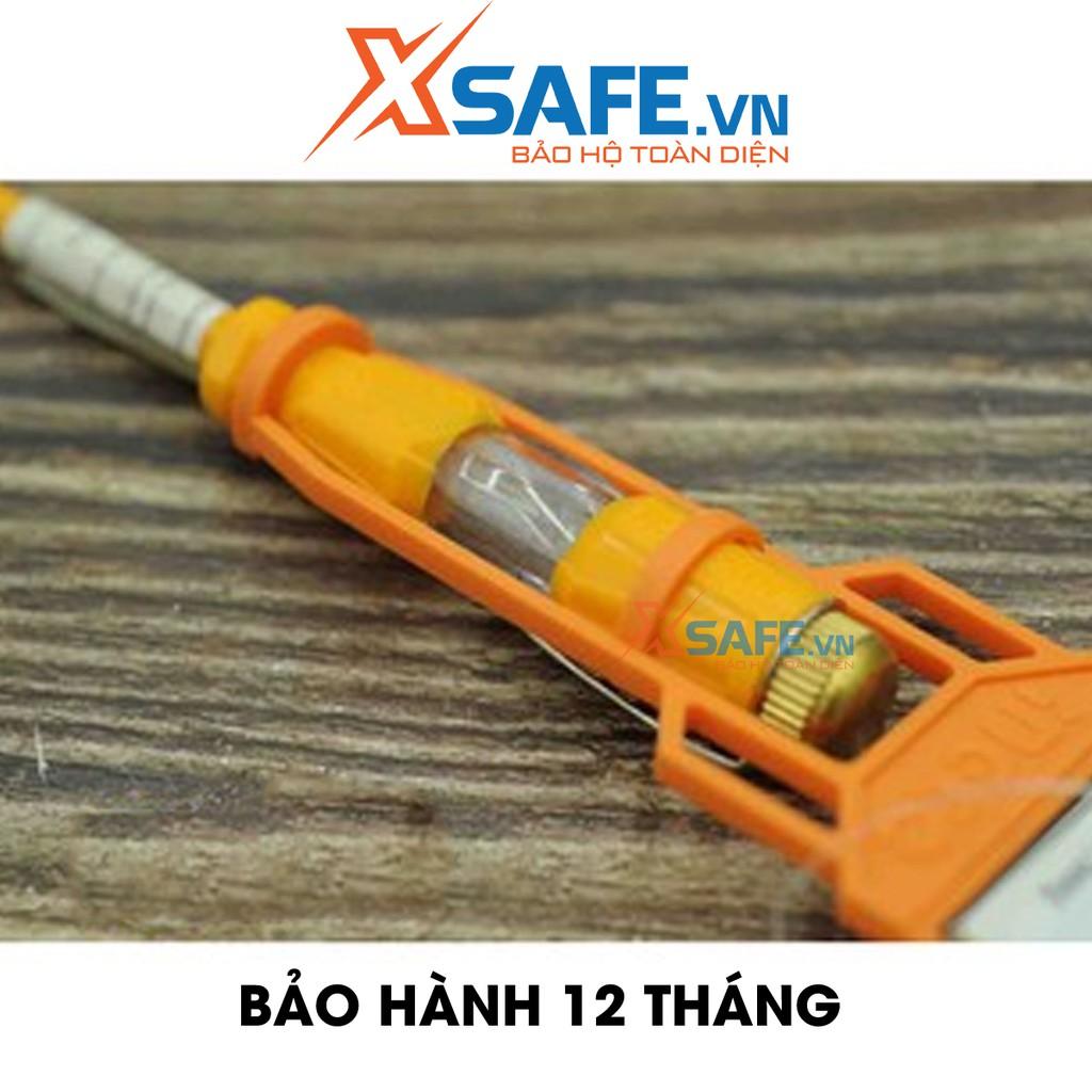 Bút thử điện có đèn INGCO 100-500V kiểu dáng gọn gàng, khả năng chịu lực, chịu nhiệt, cách điện tốt, nhựa siêu bền chắc