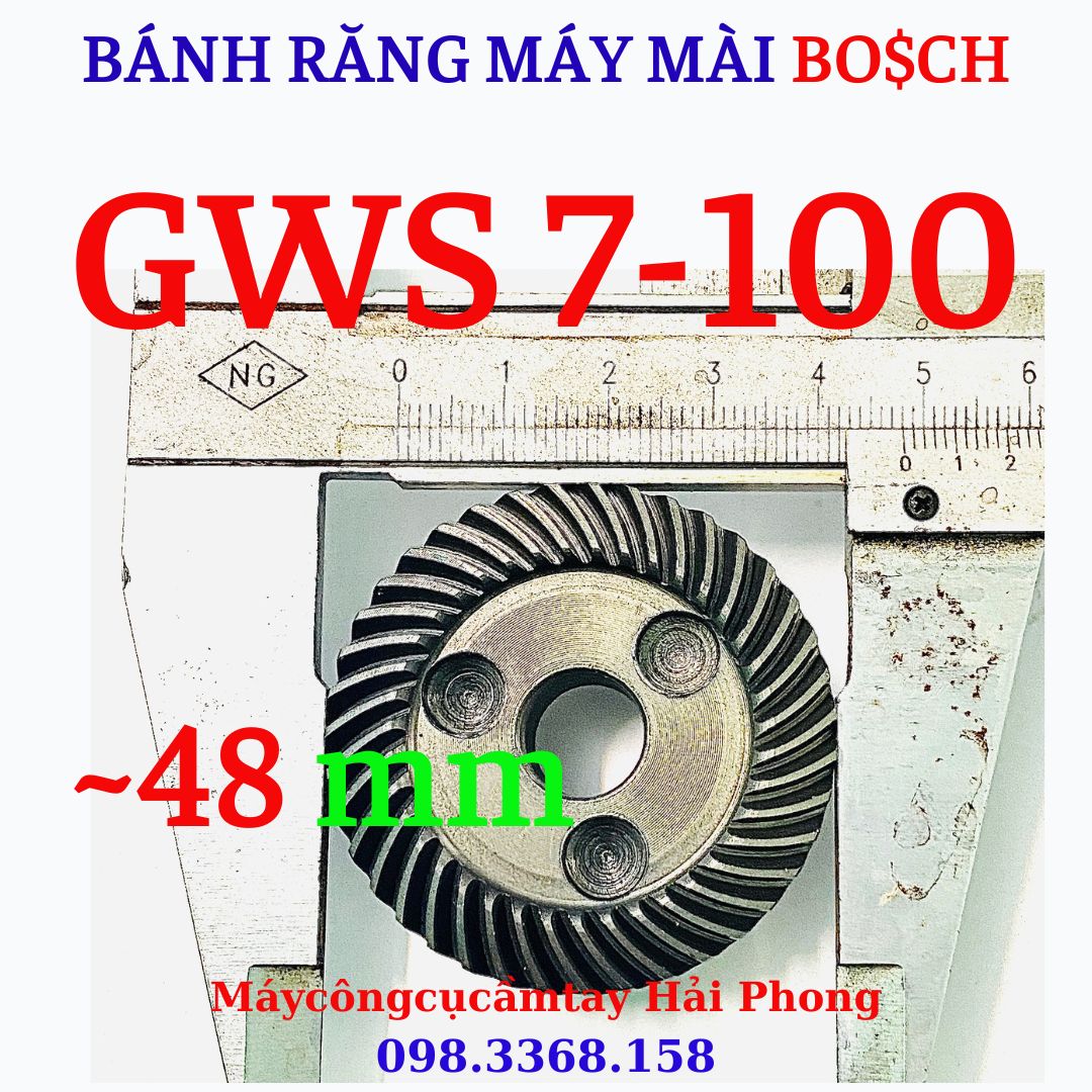 Bánh răng máy mài góc BO$CH f100 Mod.GWS 7-100 ( Nhông GWS7-100 )