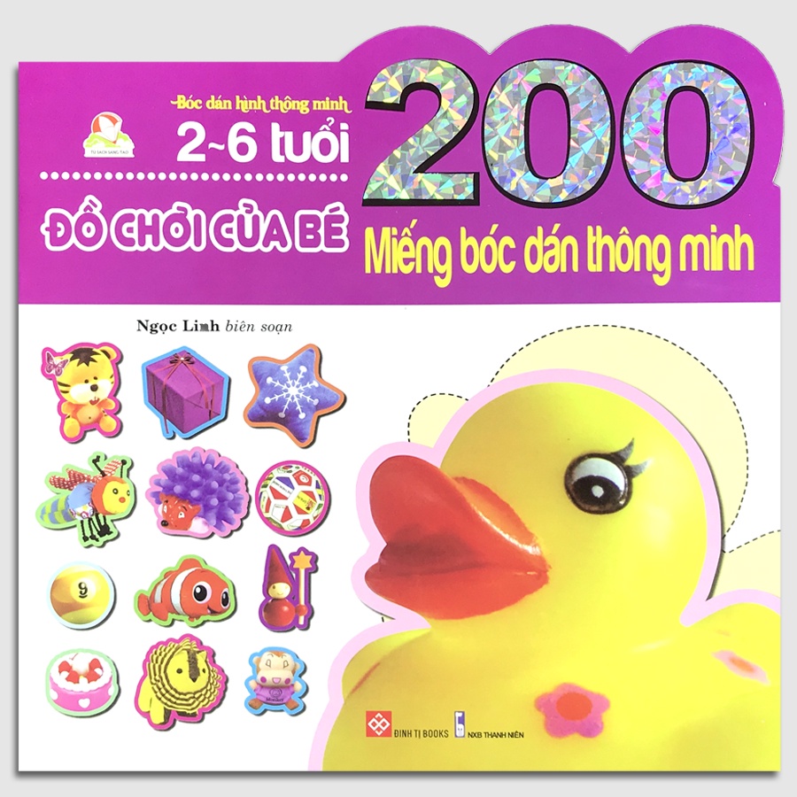 Sách 200 Miếng Bóc Dán - Đồ Chơi Của Bé