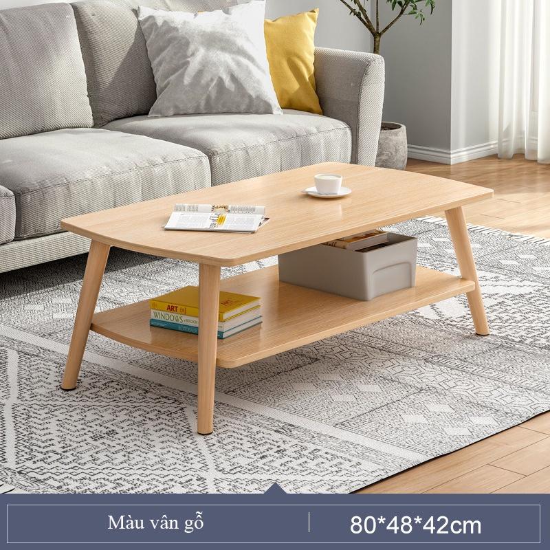 Bàn trà sofa, bàn cà phê chân gỗ tự nhiên sang trọng phong cách Bắc Âu phù hợp mọi không gian nhà ở