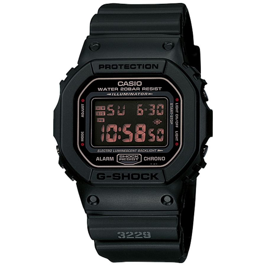 Đồng hồ nam dây nhựa Casio G-Shock chính hãng DW-5600MS-1DR